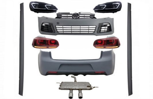 Body Kit für VW Golf VI 6 MK6 08-13 R20 Look Scheinwerfer Rücklichter Dynamic CarPartsTuning