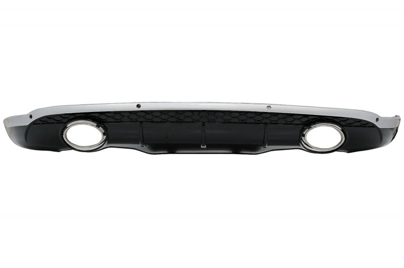 Heckdiffusor für AUDI Q5 8R 11.08-16 Seitenschritte S-Line Look Schwarzes Chrom CarPartsTuning