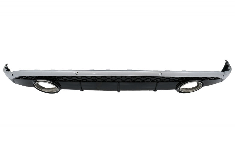 Heckdiffusor für AUDI Q5 8R 11.08-16 Seitenschritte S-Line Look Schwarzes Chrom CarPartsTuning