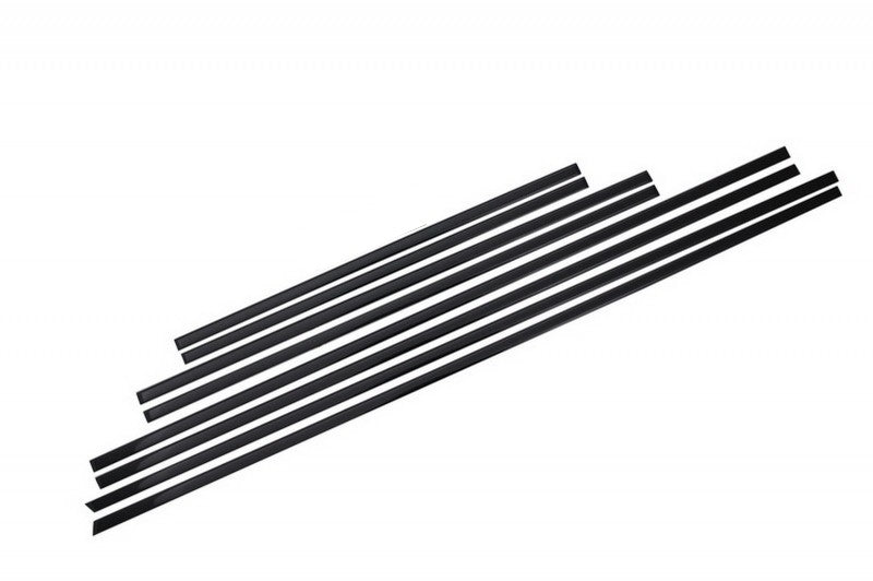 Add On Türleisten Seitenaufkleber Schwarz Lichter drehen für MERCEDES W463 89-15 CarPartsTuning