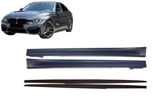 Seitenschweller für BMW F30 F31 11-18 M Perform Look Add-on Lippe Erweiterungen CarPartsTuning