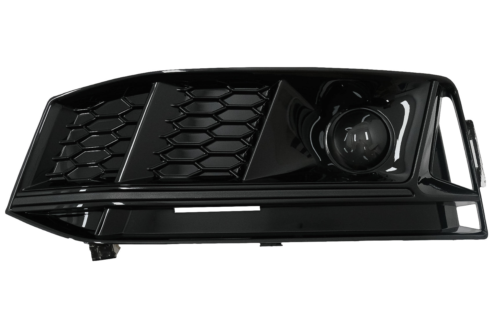 Niedriger Abdeckungen Gitter ACC für Audi A4 B9 S-Line 16-18 RS4 Look Schwarz CarPartsTuning