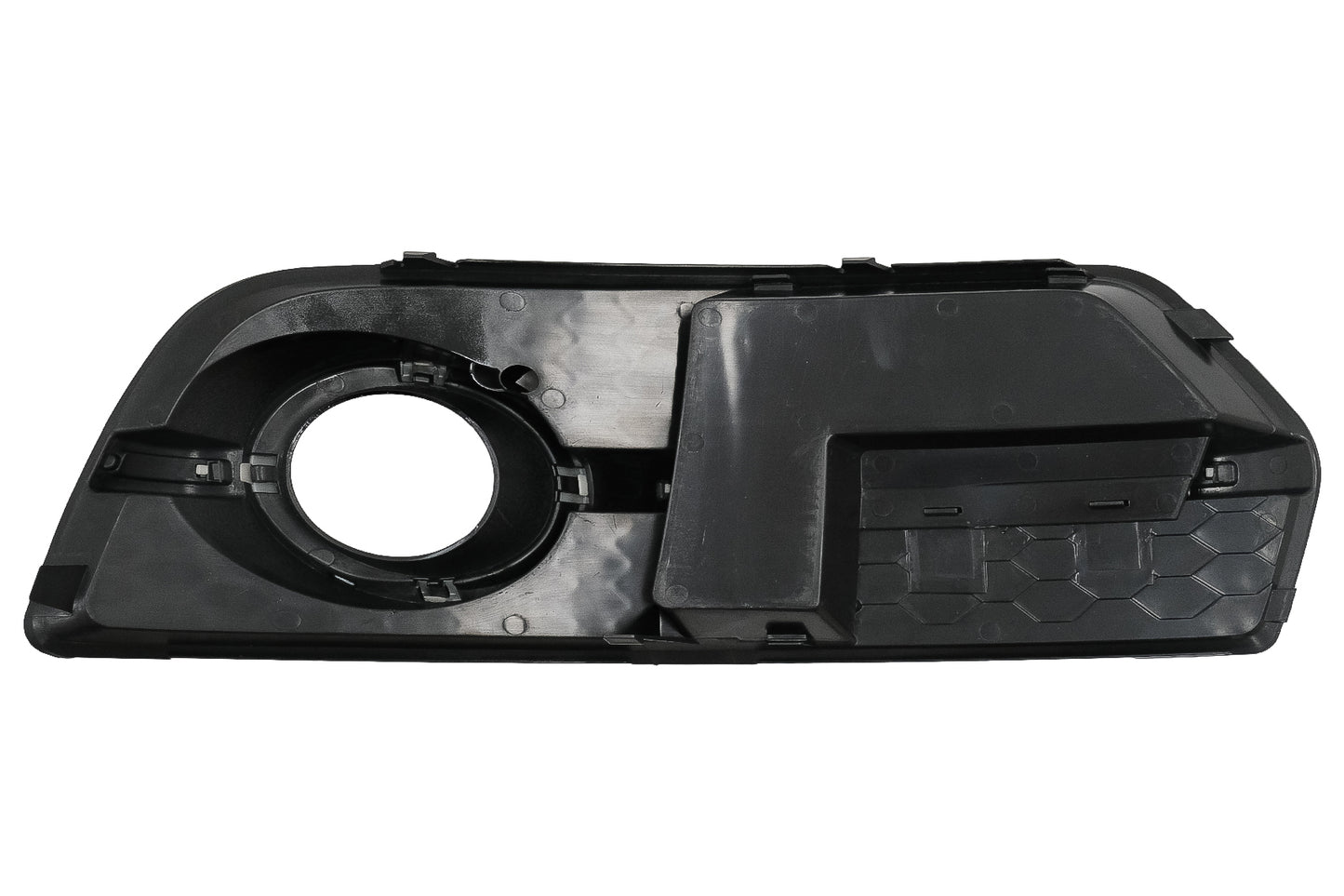 Nebelscheinwerferabdeckungen Seitengitter für Audi Q5 SUV 8R 08-11 RS Design Schwarz CarPartsTuning