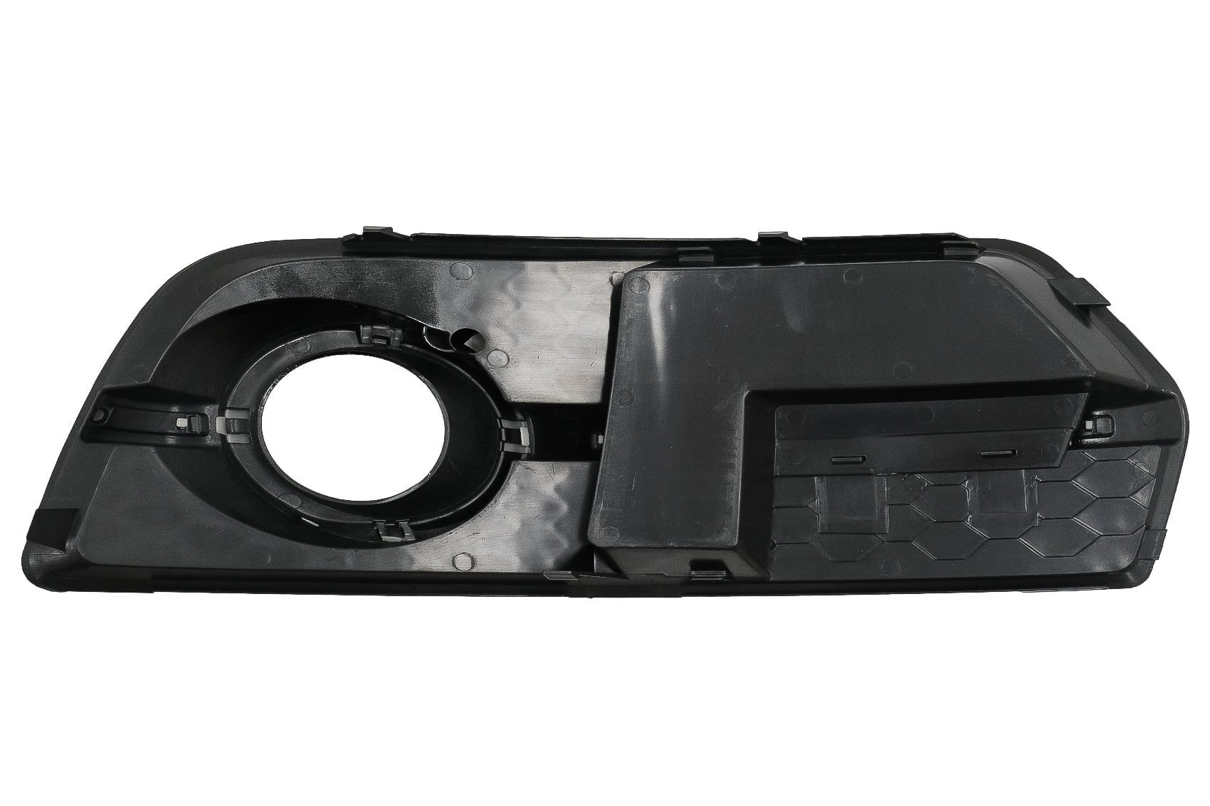 Nebelscheinwerferabdeckungen Seitengitter für Audi Q5 SUV 8R 08-11 RS Design Schwarz CarPartsTuning