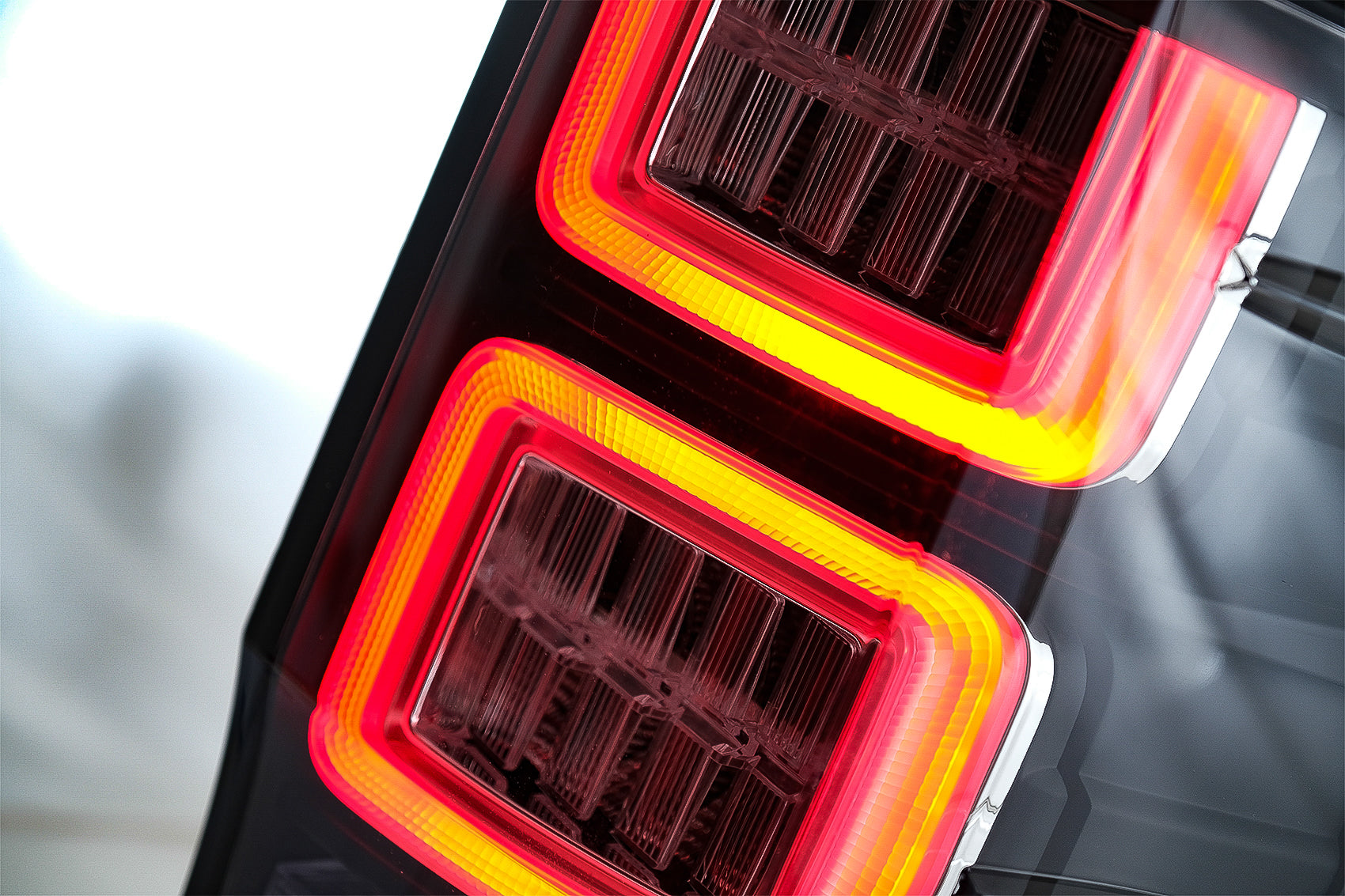 Rückleuchten LED Passend Für Ford Ranger (2012-2018) Klar Mit Sequentiellen Dynamischen Blinkern KITT