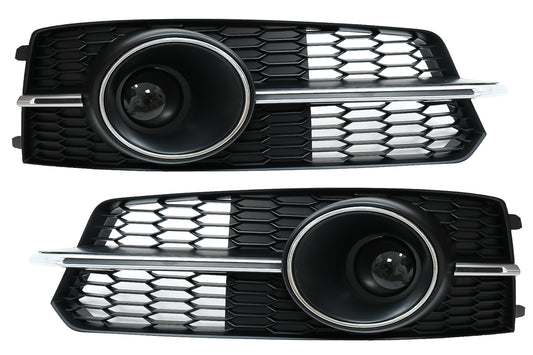 Stoßstange Gitter ACC Abdeckung Seitengitter für Audi A6 C7 4G S Line 15-18 CarPartsTuning