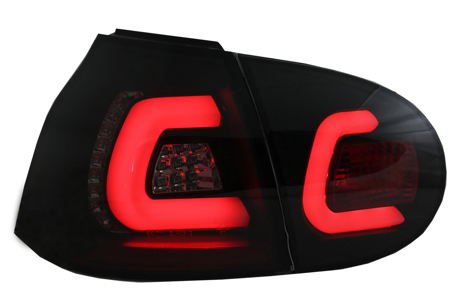 Volle LED Rücklichter für VW Golf V 5 Linkslenker 04-09 Schwarz Urban Style- CarPartsTuning