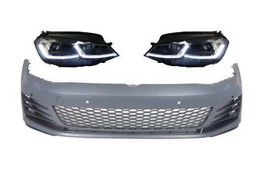 Frontstoßstange LED Scheinwerfer Dynamisch Drehen Lichter für VW Golf 7 5G 13-17 CarPartsTuning