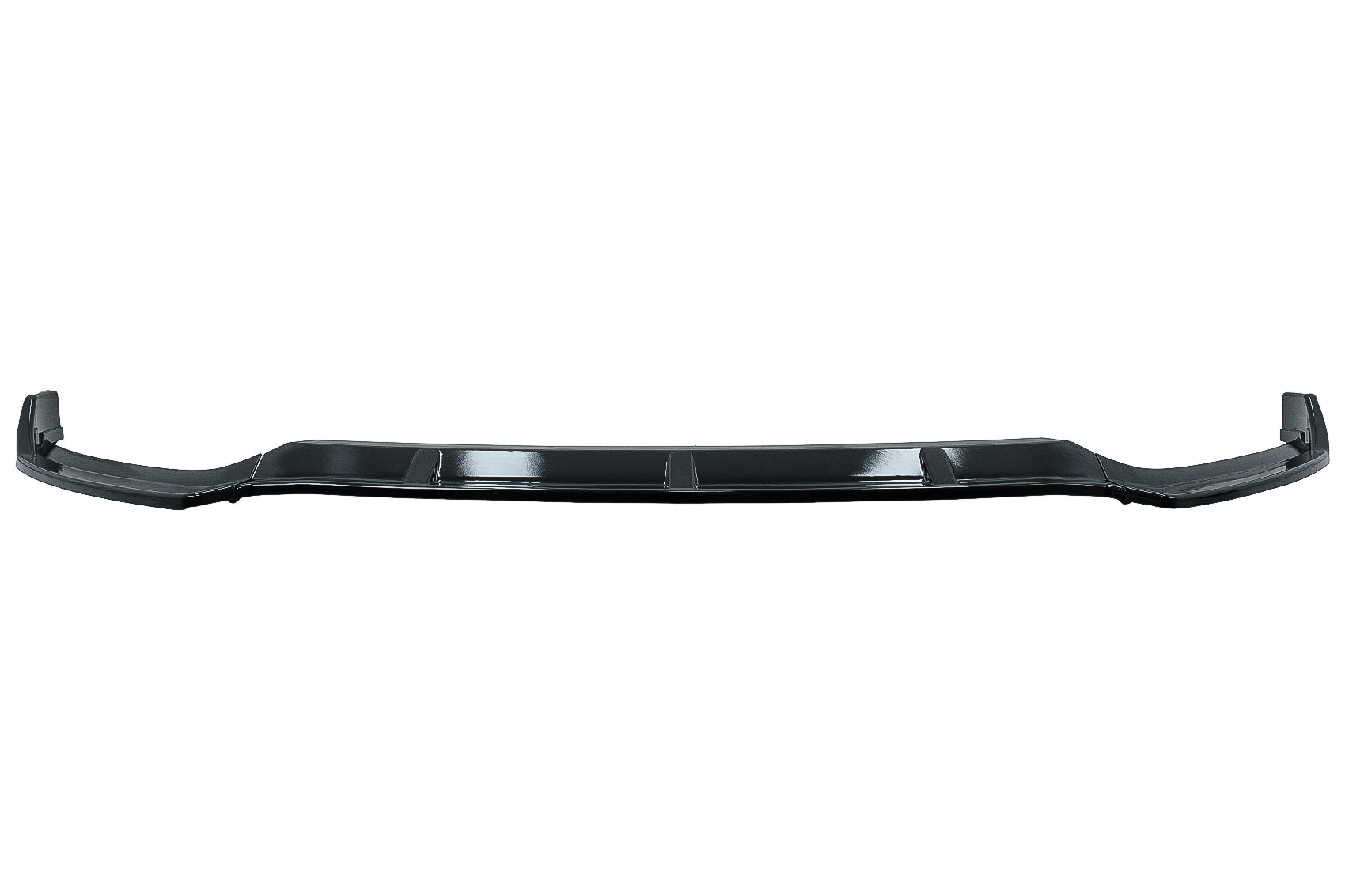 Vorderlippe für Mercedes C W205 S205 A205 C205 2014-2019 Sport Line Glänzend schwarz CarPartsTuning