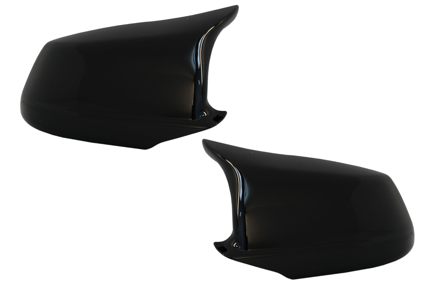 Spiegelkappen Passend Für BMW 5er F10 F11 F18 Non LCI (07.2010-2013) Piano Black M Design KITT