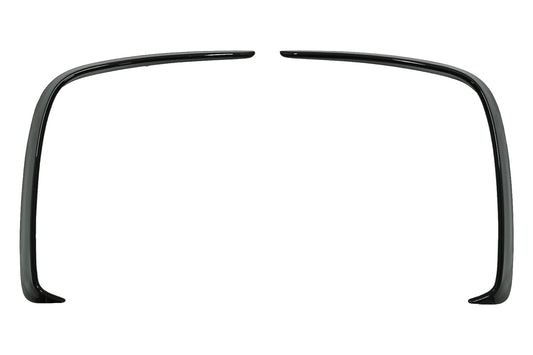 Heckschürzenklappen Flics Seitenfinnen passend für Mercedes A-Klasse W176 (2012-2018) Piano Black KITT