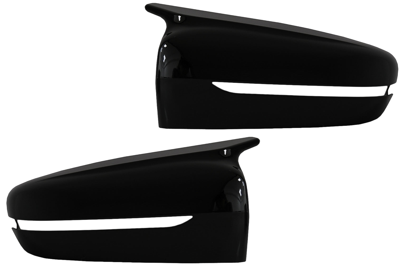 Spiegelabdeckungen für BMW 3 G20 G21 G28 2017-2022 Glänzend schwarz M Sport Look LHD CarPartsTuning