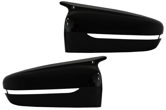 Spiegelabdeckungen für BMW 3 G20 G21 G28 2017-2022 Glänzend schwarz M Sport Look LHD CarPartsTuning