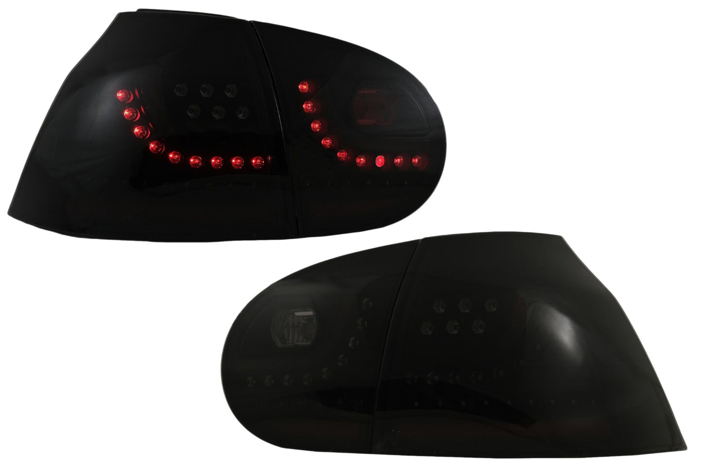 LED Rückleuchten Dynamisch Rauch Erweiterung Seitenschweller für VW Golf 5 04-07 GTI Look CarPartsTuning