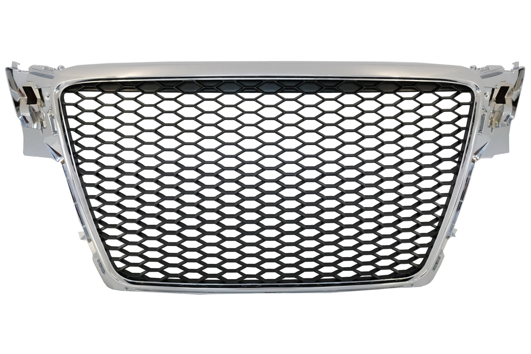 Einzelrahmengitter für AUDI A4 B8 07-12 Limousine Avant RS Design Chrom CarPartsTuning