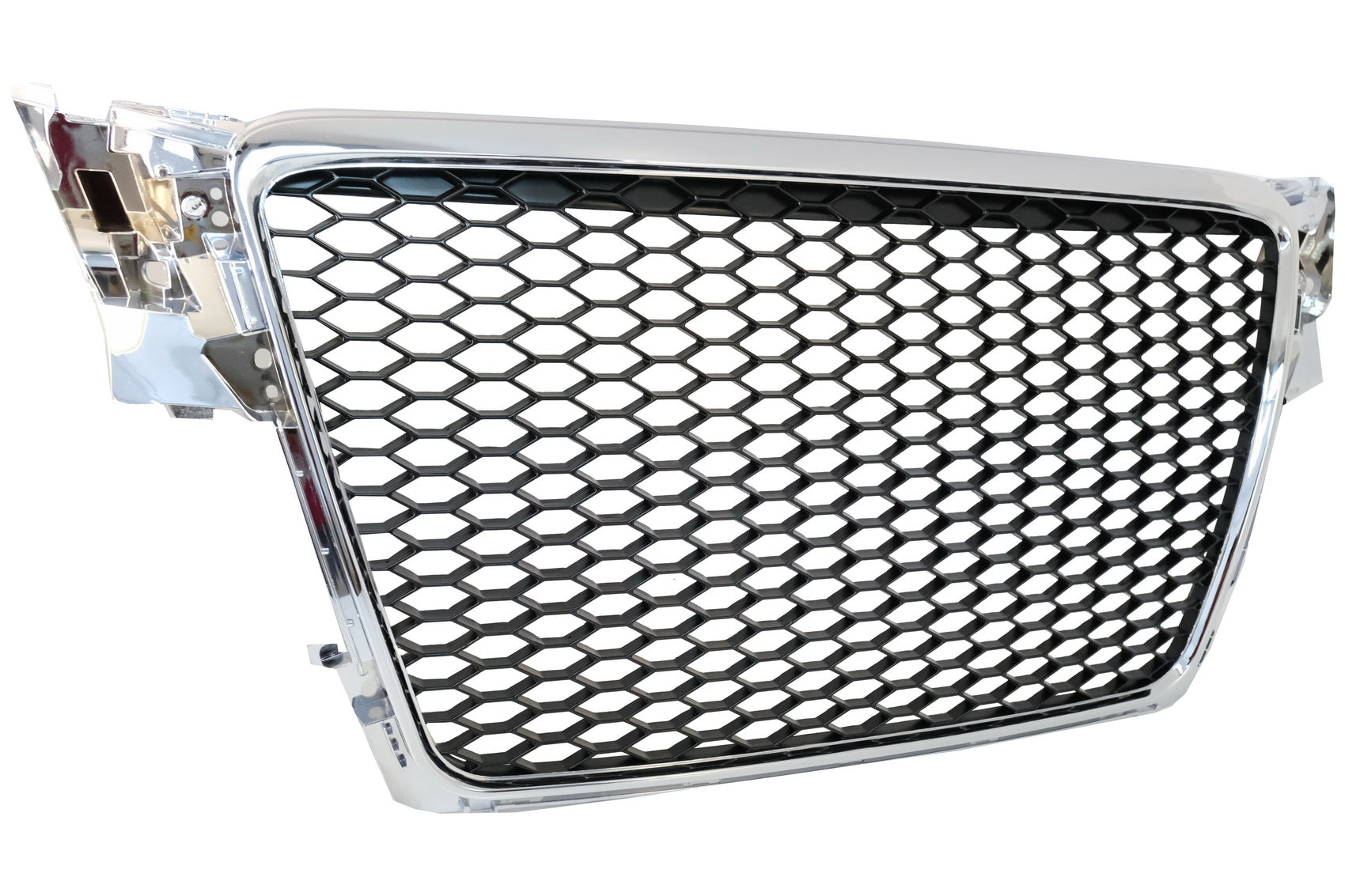 Einzelrahmengitter für AUDI A4 B8 07-12 Limousine Avant RS Design Chrom CarPartsTuning