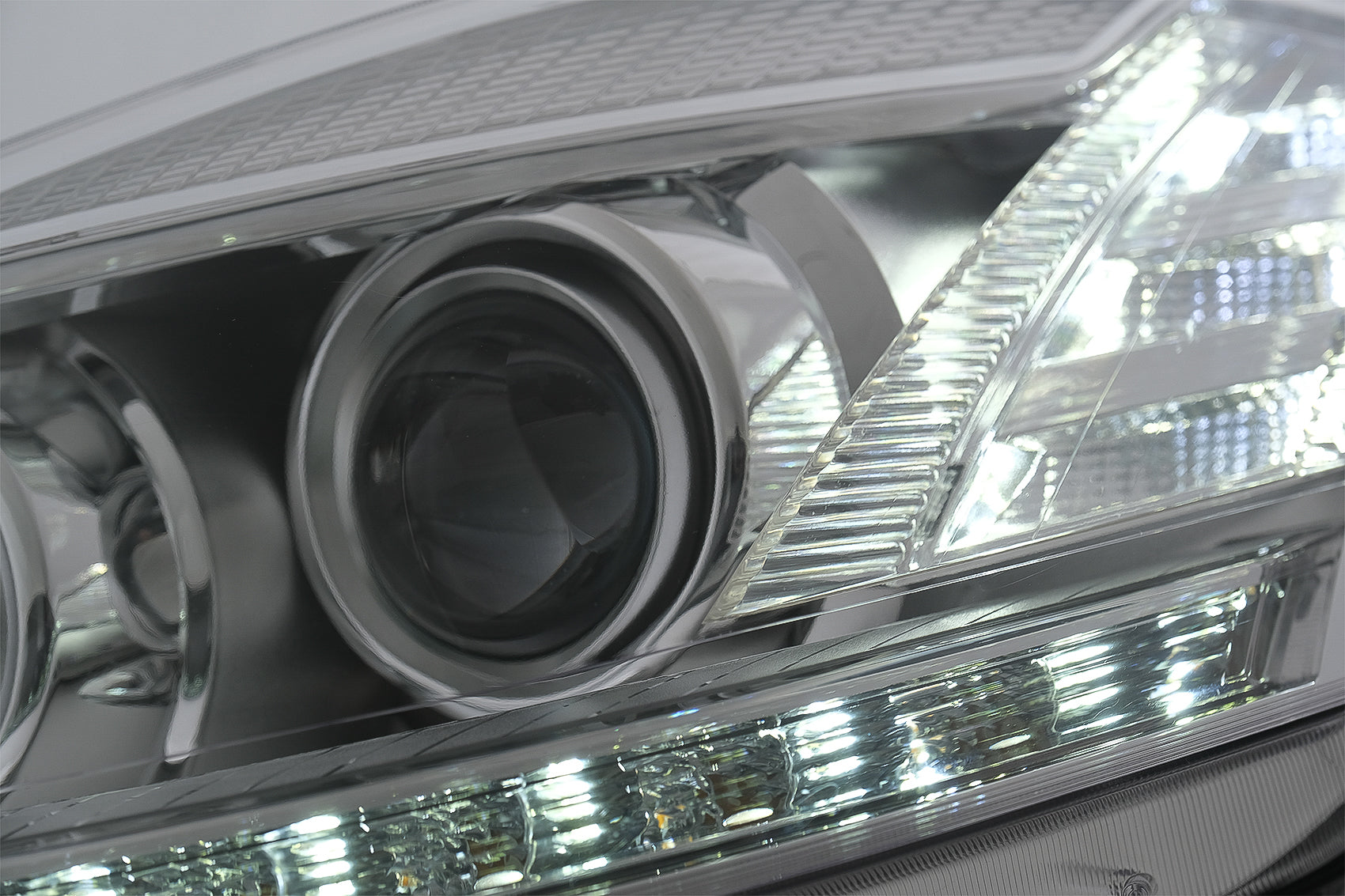 Scheinwerfer LED für MERCEDES W221 S-Klasse 2005-2009 Facelift Look LHD CarPartsTuning