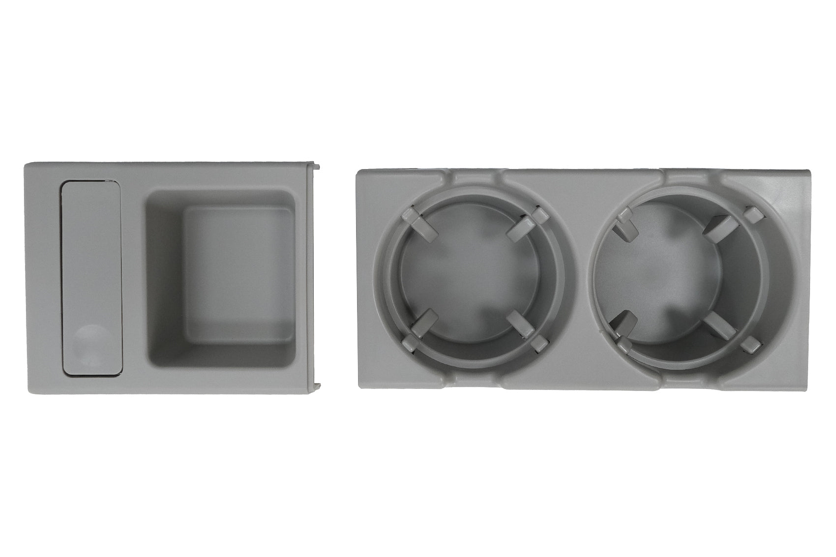 Halter Becher Und Münzbox Passend Für BMW 3er E46 (1998-2005) Grau KITT Specials