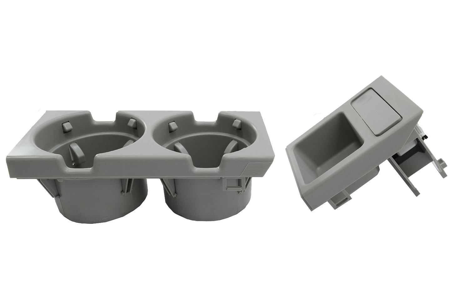 Halter Becher Und Münzbox Passend Für BMW 3er E46 (1998-2005) Grau KITT Specials