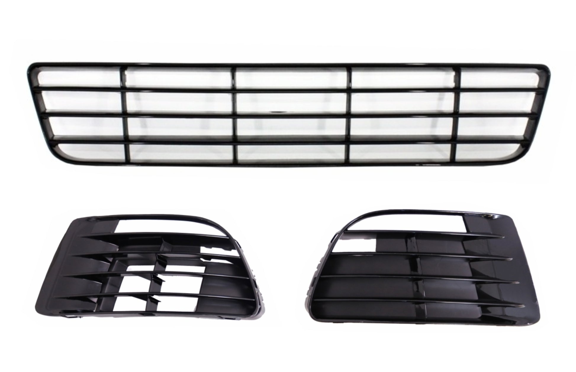 Stoßstangengitter für VW Golf VI Golf 6 08-13 Nebelscheinwerferblenden R20 Look CarPartsTuning