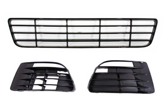 Stoßstangengitter für VW Golf VI Golf 6 08-13 Nebelscheinwerferblenden R20 Look CarPartsTuning