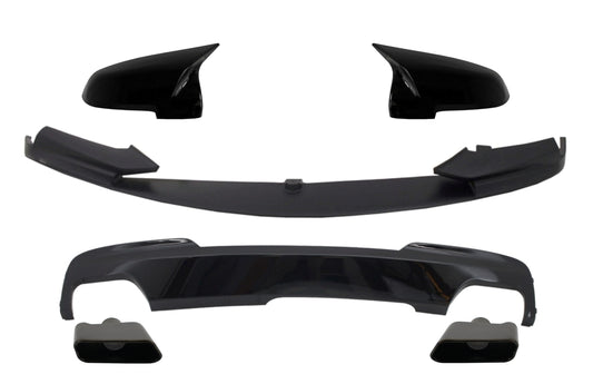Spoiler für BMW 5 F10 F11 15-17 M-Performance Look Spiegelabdeckungen Diffusor Auspuff CarPartsTuning