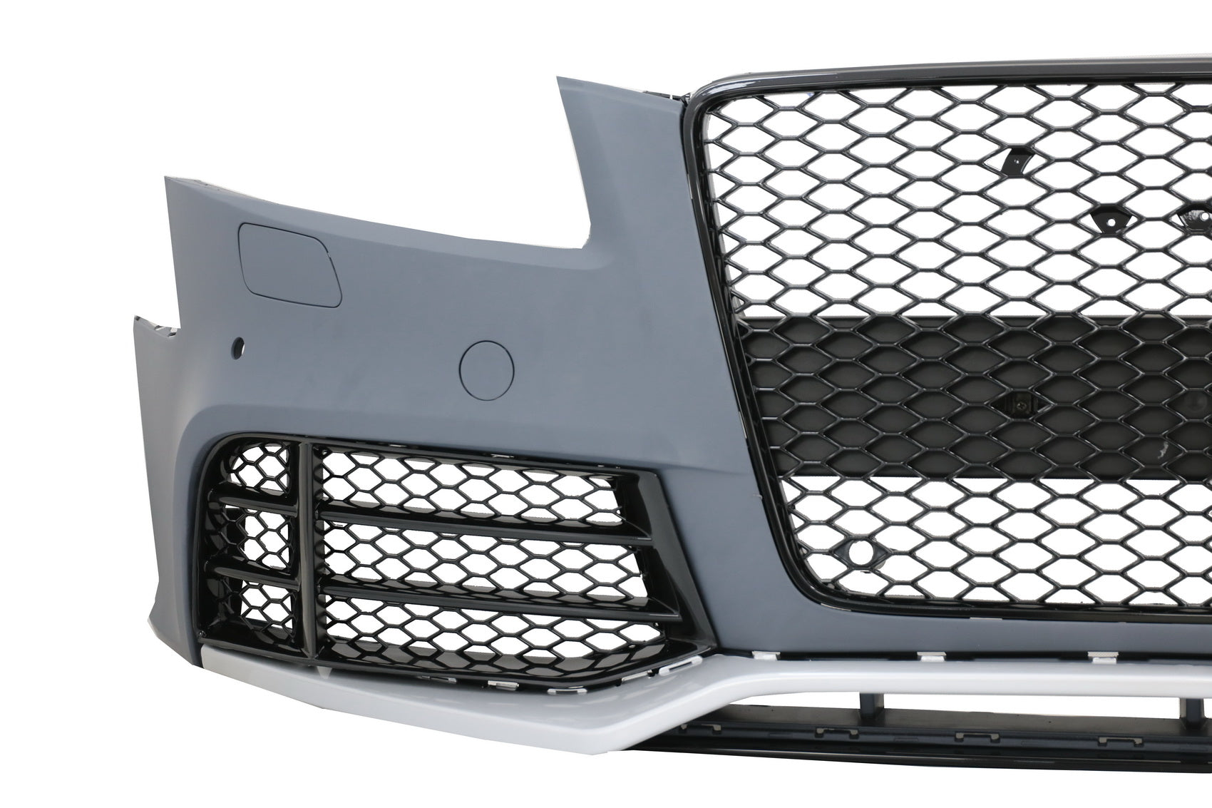 Frontstoßstange für Audi A5 8T Pre Facelift 2007-2011 RS5 Look Add-On Spoiler Lippe CarPartsTuning