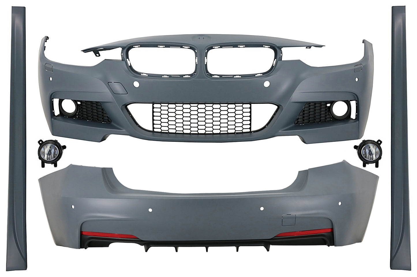 Bodykit für BMW 3er F30 2011-2019 M-Technik Design Stoßfänger Nebelscheinwerfer CarPartsTuning