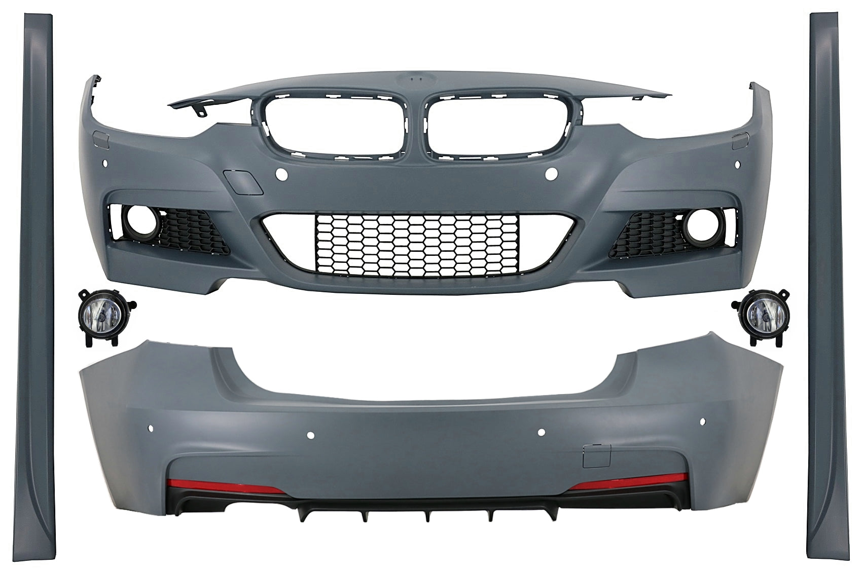 Bodykit für BMW 3er F30 2011-2019 M-Technik Design Stoßfänger Nebelscheinwerfer CarPartsTuning