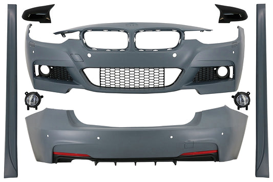 Bodykit für BMW 3 F30 11-19 M-Technik Look Nebelleuchte Projektoren Spiegel Abdeckungen CarPartsTuning
