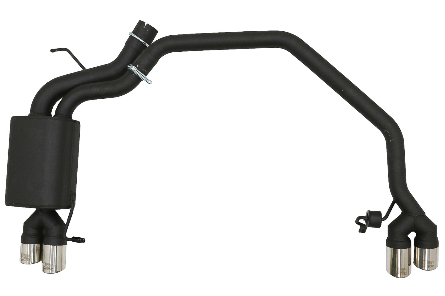 Diffusor Mit Auspuffanlage Twin Doppelauspuff Passend Für BMW 5er F10 (2011-2016) 102-433/70rs Ulter Sport