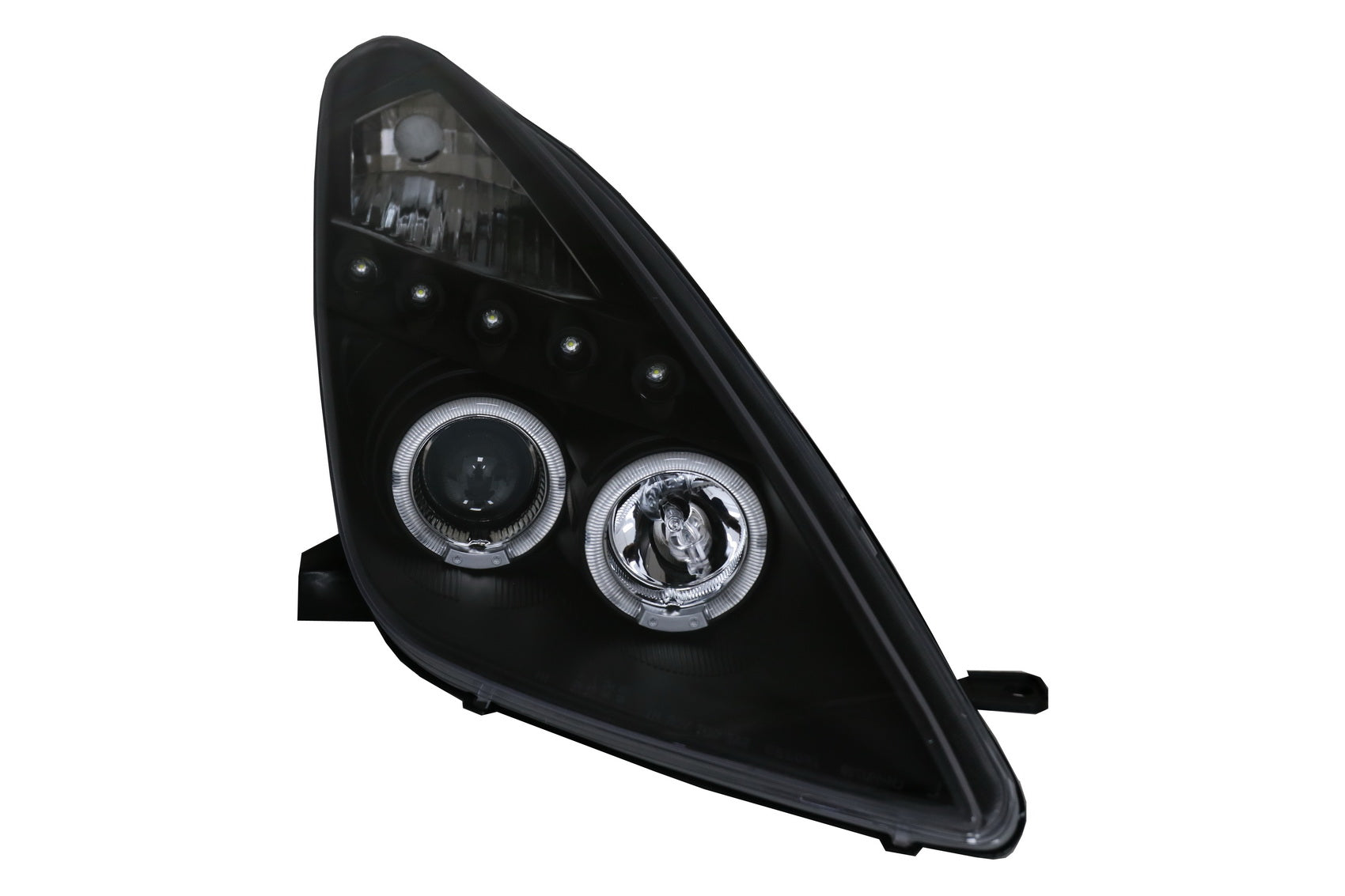 LED DRL Scheinwerfer für Toyota Celica T230 1999-2005 Angel Eyes Schwarz CarPartsTuning