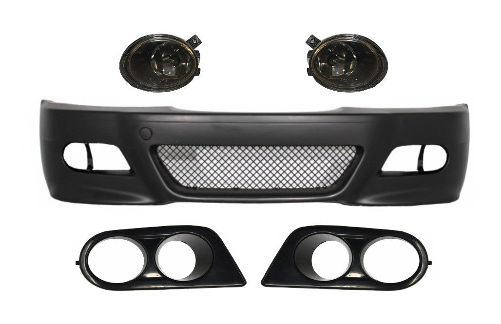 Stoßstange für BMW Coupe Cabrio Limo Kombi E46 98-04 NBL Abdeckungen M3 Look CarPartsTuning