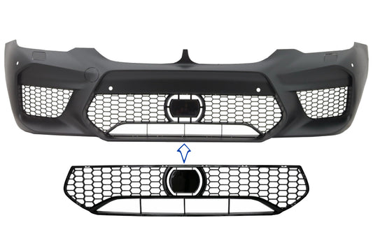 Mittlerer Unterer Kühlergrill Passend Für BMW 5er G30 G31 Limousine Touring (2017-Up) M5 Stoßstange KITT