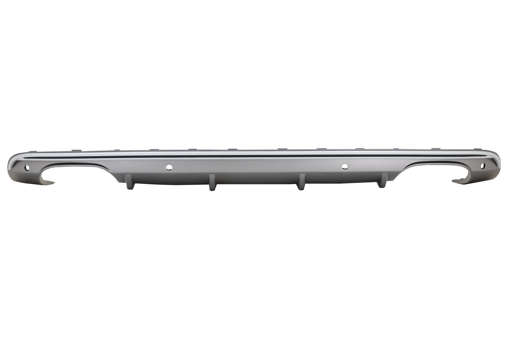 Diffusor Doppelauslass für Audi Q5 8R Facelift 09-16 S-Line Stoßstange CarPartsTuning