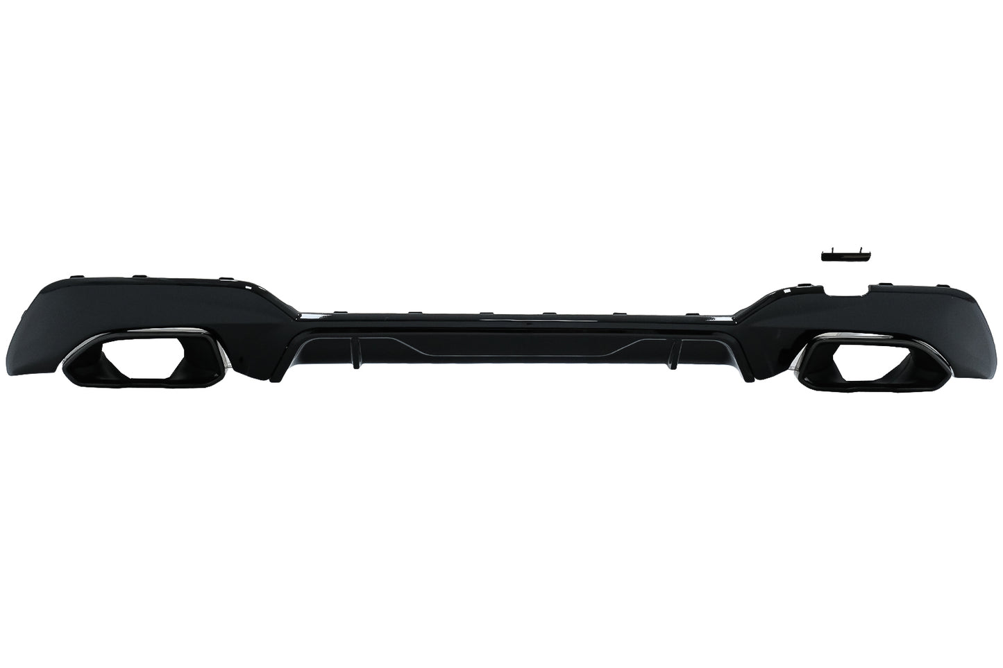 Heckschürzendiffusor Mit Endrohren Passend Für BMW 3er G20 G28 Limousine G21 Touring (2018-Up) M340i M Look Black KITT Specials