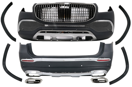 Bodykit für Mercedes GLS SUV X167 19-23 Stoßstangen Radkästen M-Design Carpartstuning Austria