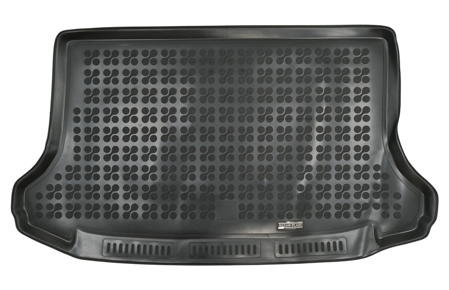 Gummi Kofferraummatte Schwarz für Toyota RAV4 III 2005-2012 Geruchsfrei 3 cm Rand CarPartsTuning