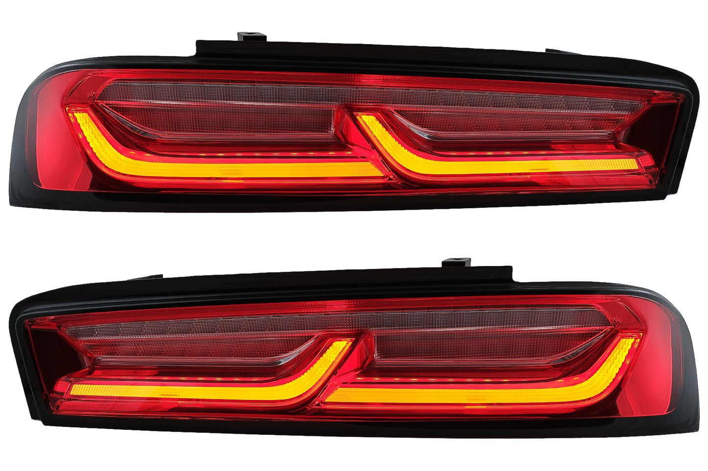 Voll LED Rückleuchten Lichtleiste Passend Für Chevrolet Camaro (2015-2017) Rot Mit Sequentiellem Dynamischem Blinklicht KITT