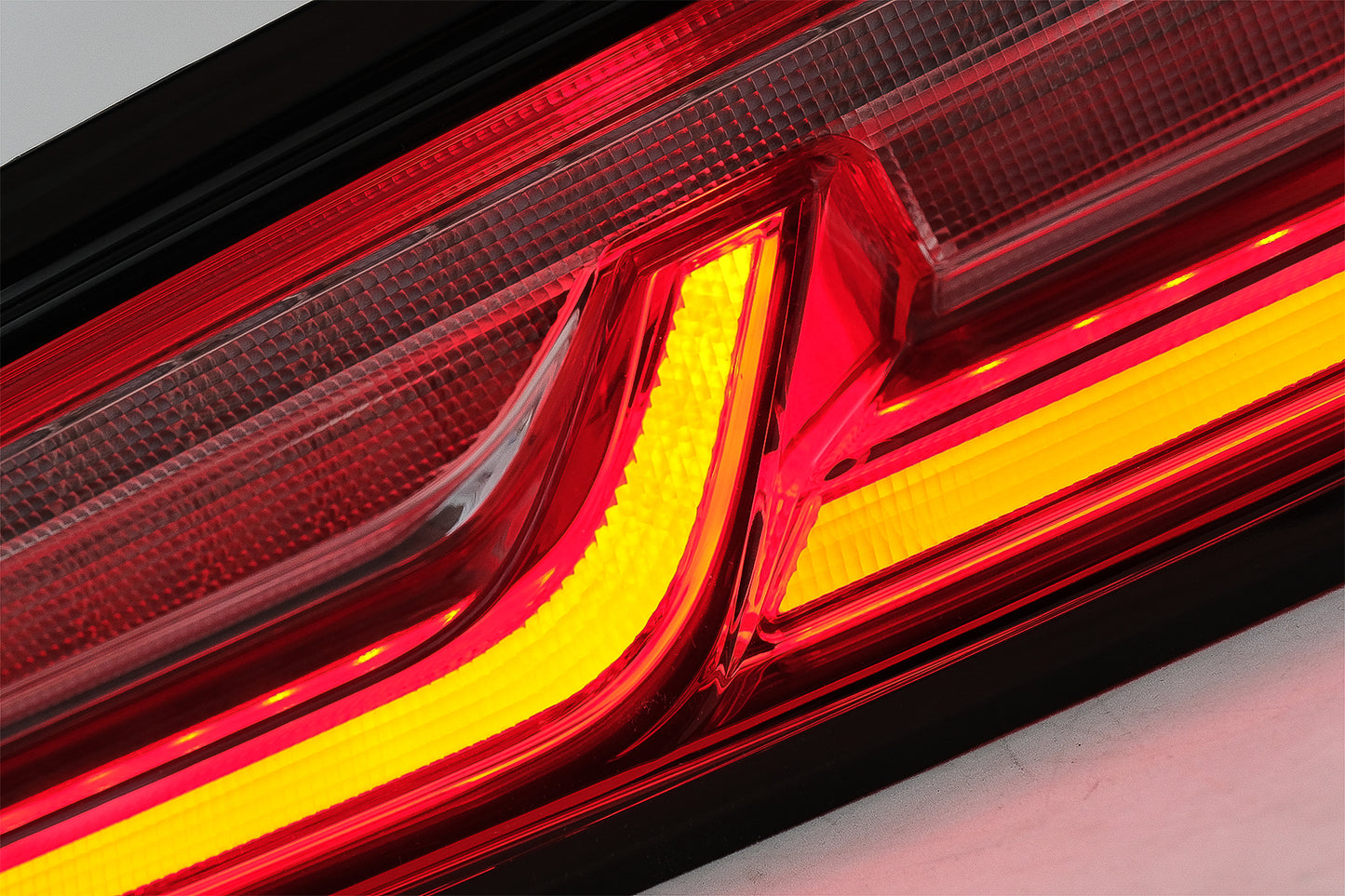 Voll LED Rückleuchten Lichtleiste Passend Für Chevrolet Camaro (2015-2017) Rot Mit Sequentiellem Dynamischem Blinklicht KITT