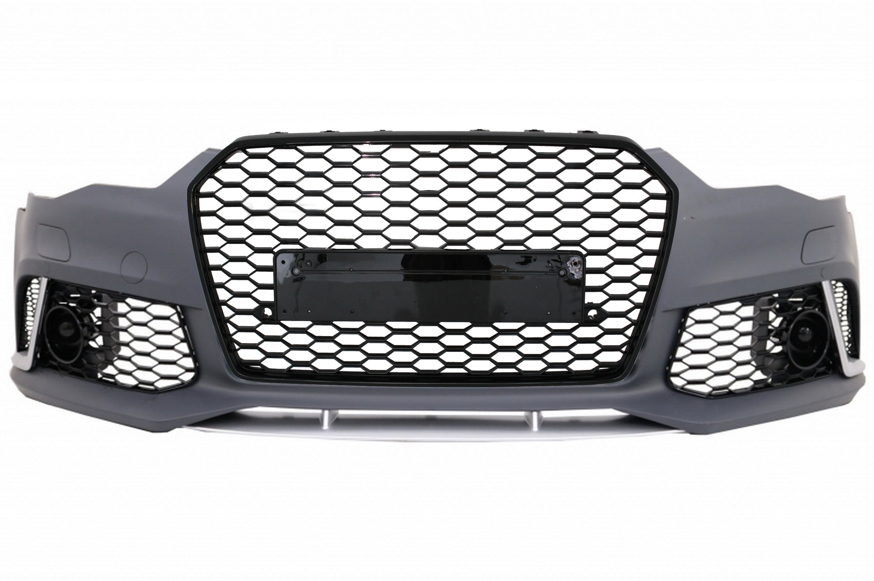 Frontstoßstange für Audi A6 C7 4G 11-15 Add-On Spoiler Lippe RS6 Look CarPartsTuning