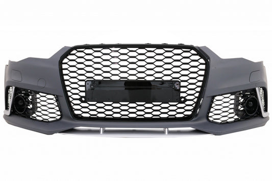 Frontstoßstange für Audi A6 C7 4G Facelift 15-18 Anbauspoiler RS6 Look CarPartsTuning