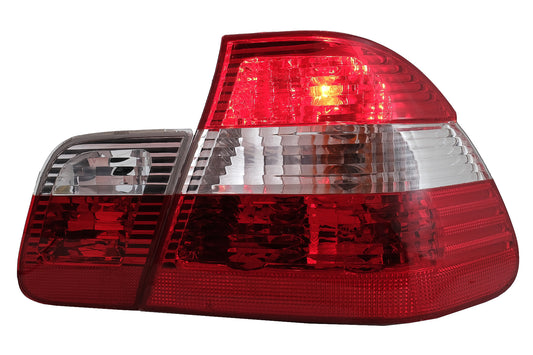 Rückleuchten für BMW 3er E46 Limousine 05.1998-08.2001 rot & Weiß CarPartsTuning