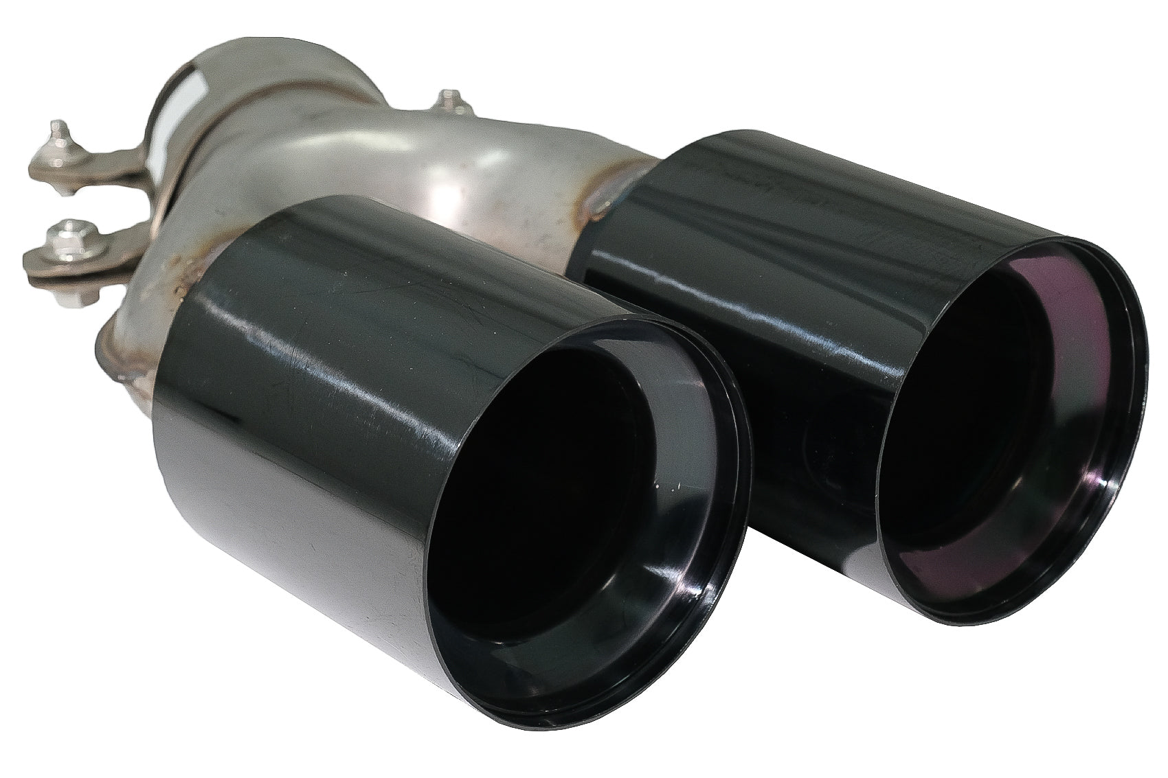 Auspuffblenden passend für BMW 5er G30 G31 G38 (2016-2020) 6er G32 (2016-2020) 540i Design Schwarz KITT Professional Exhaust Systems