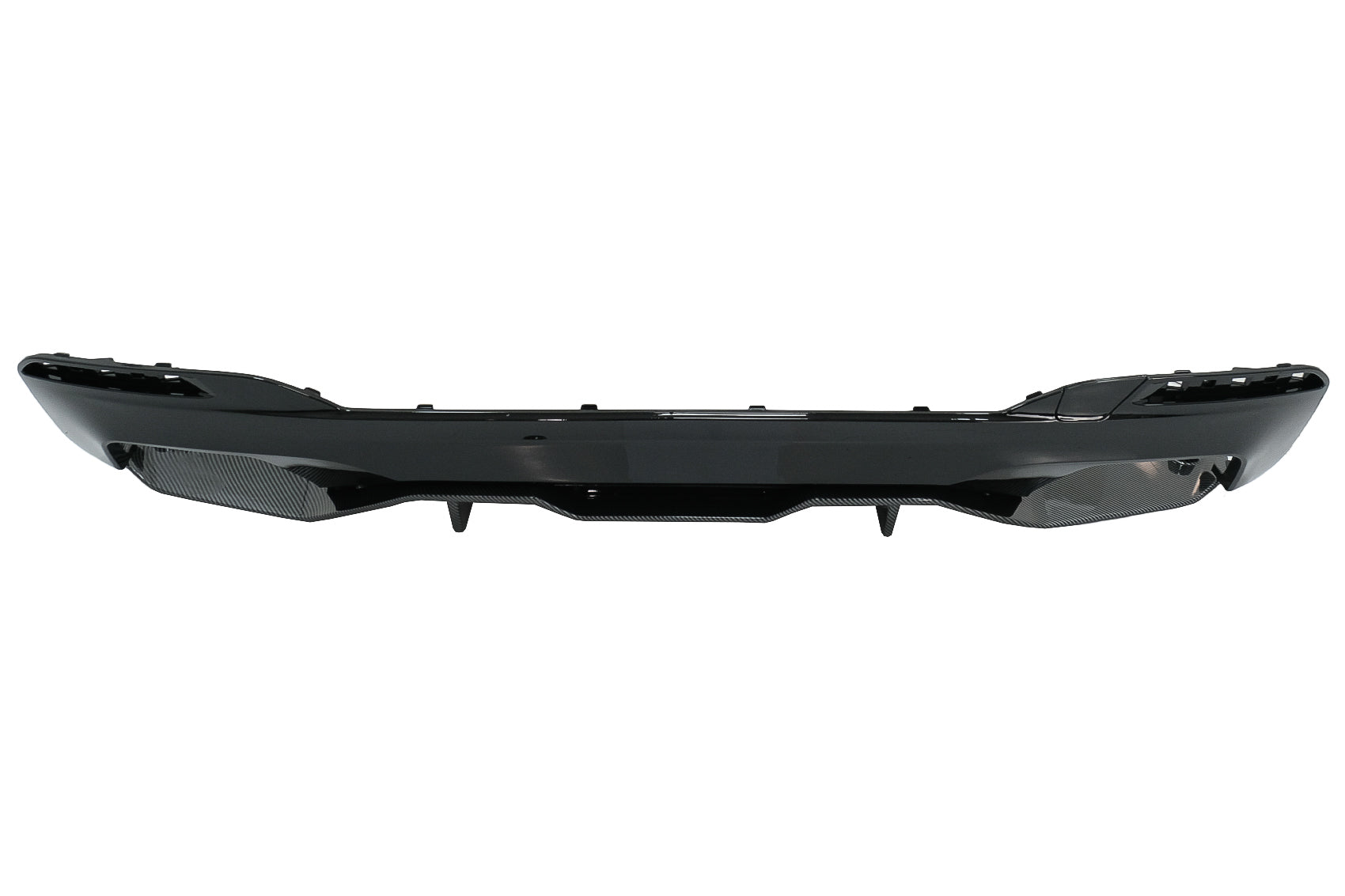Diffusor Tipps Kofferraumspoiler für BMW 5 G30 16-19 540 M Performance Look Kohlenstoff CarPartsTuning