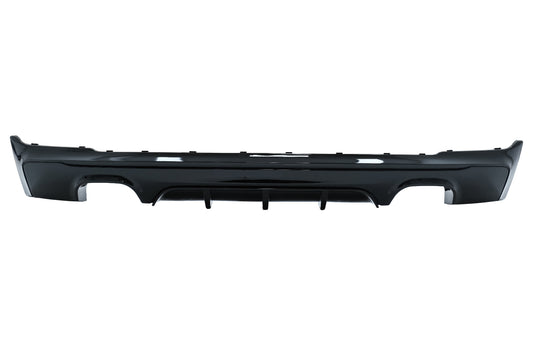 Heckdiffusor Doppelauslass Mit Frontspoilerlippe Und Seitenschwelleraufsätzen Passend Für BMW 2er F22 F23 (2013-) M Performance Design Piano Black KITT