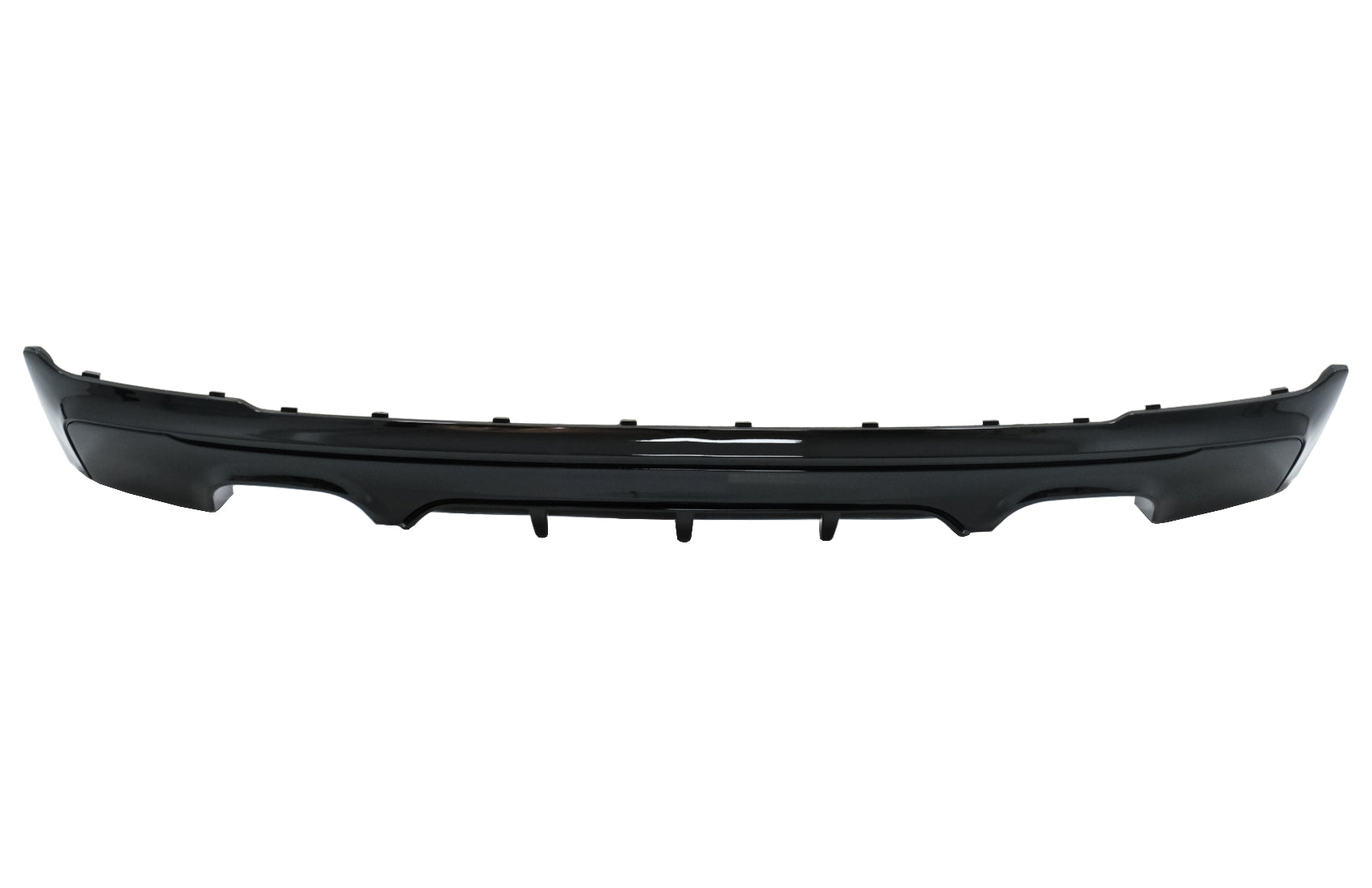 Heckdiffusor Doppelauslass Mit Frontspoilerlippe Und Seitenschwelleraufsätzen Passend Für BMW 2er F22 F23 (2013-) M Performance Design Piano Black KITT