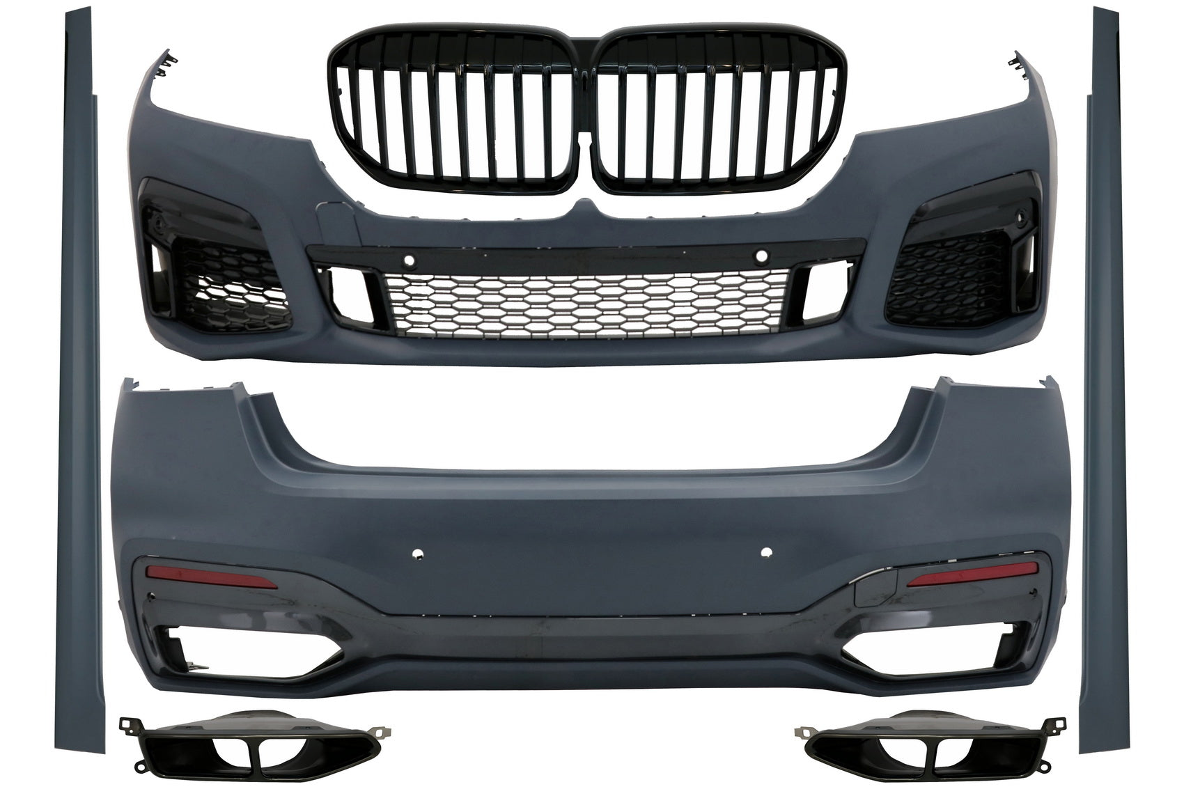 Komplettes Bodykit Passend Für BMW 7er G12 LCI Facelift (2019-Up) M 760 Design KITT Specials
