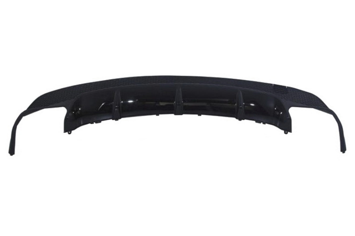 Diffusor Auspuff Tipps Schwarz für Mercedes CLA W117 X117 2013-2018 Sport Pack CarPartsTuning