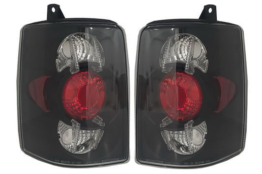 Rückleuchten Rücklichter für JEEP Grand Cherokee ZJ 1993-1999 Schwarz CarPartsTuning